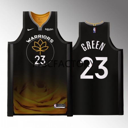 Golden State Warriors Draymond Green 23 Nike 2022-23 City Edition Musta Miesten Pelipaidat Swingman